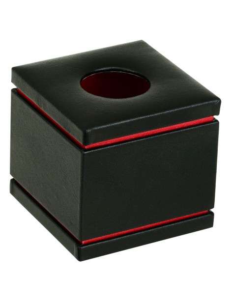 Tissue Roll Box Black/ Red