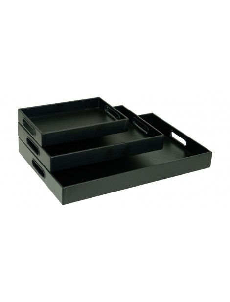 Service Tray Set Black