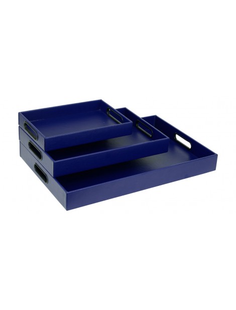 Service Tray Set Blue